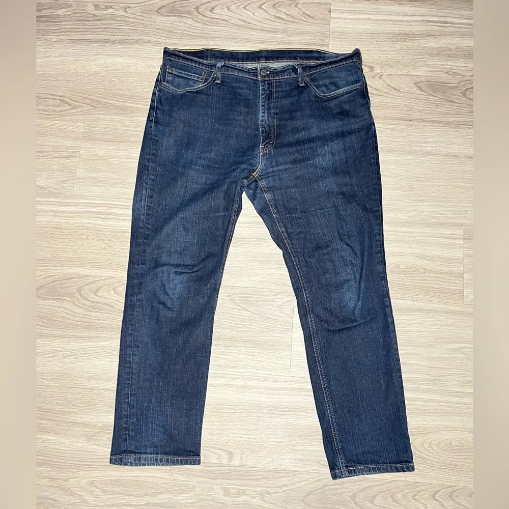 Levis 541 Athletic Fit Stretch Jeans Men's Sz 40W 30L Blue Dark Wash